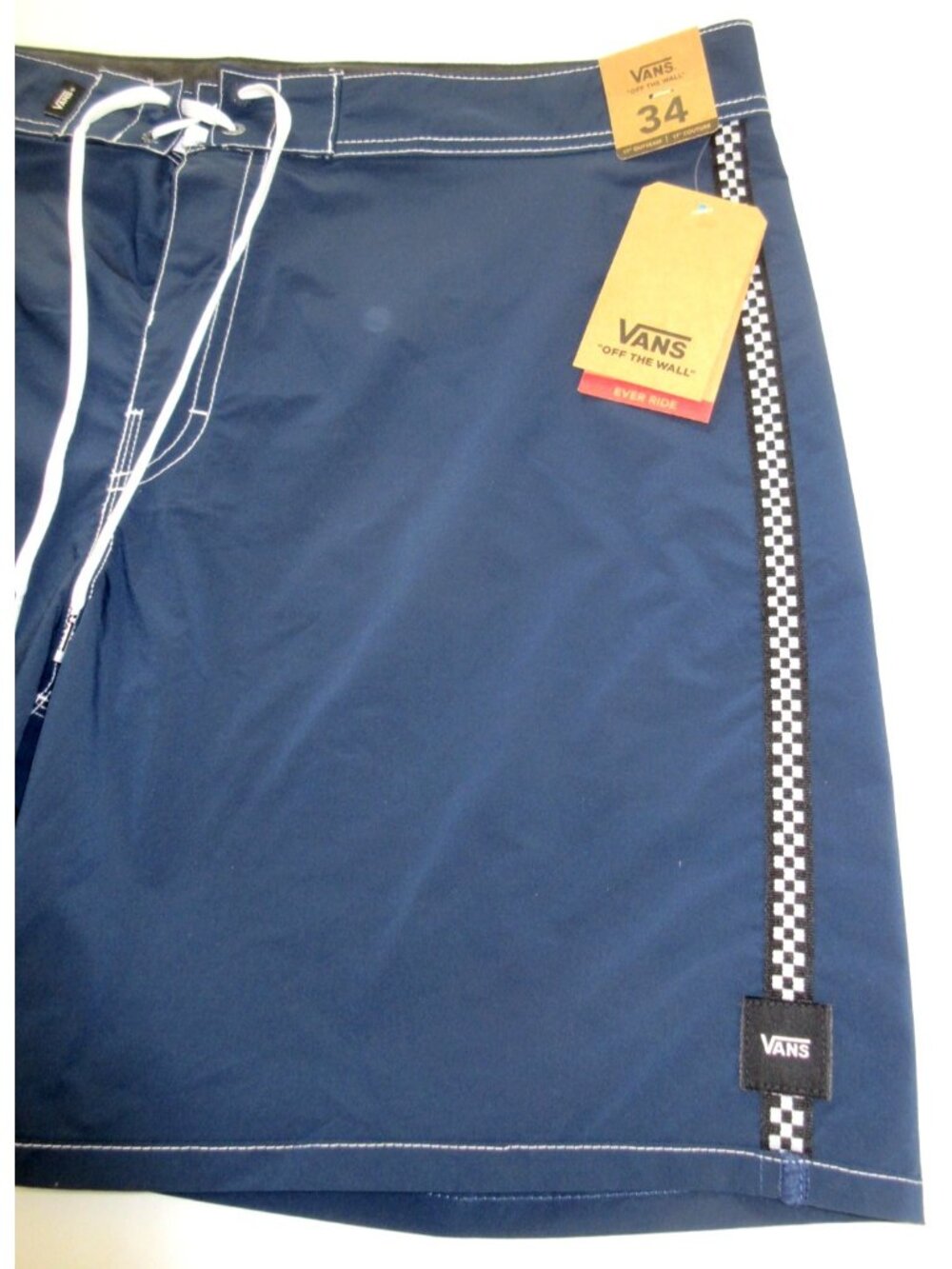 Vans Men's Ever-Ride Stretch Boardshorts Swim Trunks Navy Blue Black Size 34 NWT - Picture 2 of 9